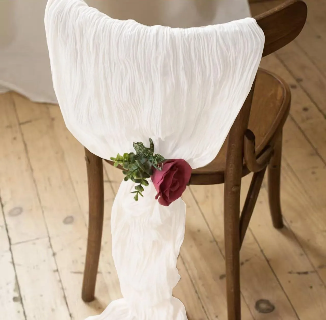 12Pack White Table Runner 10Ft Cheesecloth Table Runner Boho Gauze Table Runners Long Cheese Cloth Table Runners for Wedding Party Bridal Shower Thanksgiving Christmas