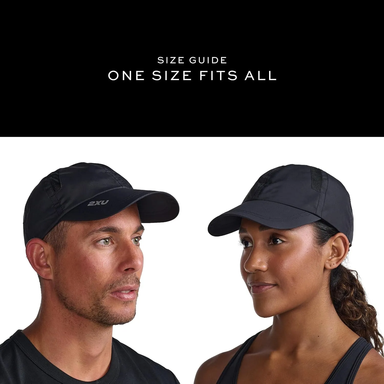 2XU Unisex Packable Run Visor - Lightweight & Adjustable Sun Protection for Runners