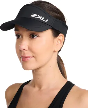 2XU Unisex Packable Run Visor - Lightweight & Adjustable Sun Protection for Runners