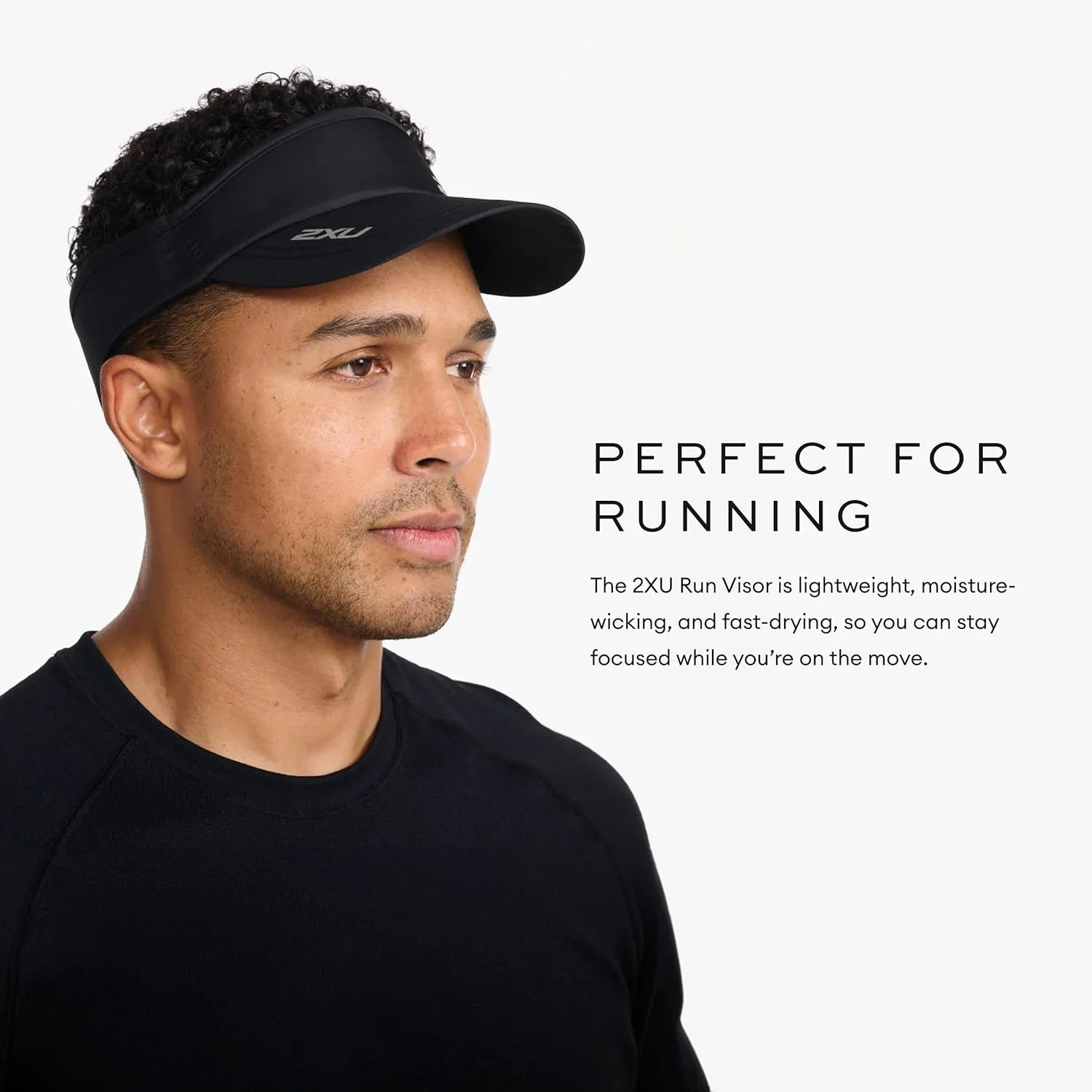 2XU Unisex Packable Run Visor - Lightweight & Adjustable Sun Protection for Runners