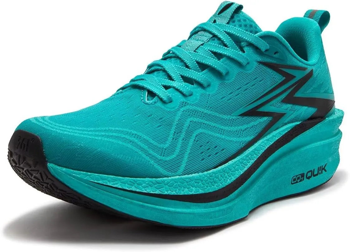 361° Flame 4 Mix Running Shoes for Men Wide Foot Sneakers Lightweight,Breathable,Cushion,Carbon Plate Running Shoes for Professional Race,Marathon Training Shoes,Zapatillas para Hombres profesionales
