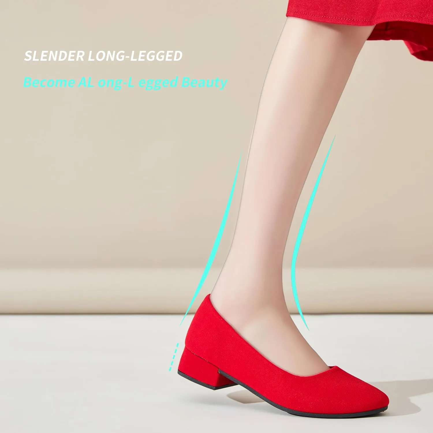 ALTOCIS Women’s Low Block Chunky Heels Pumps Ladies Elegant Closed Round Toe Pumps Shoes Low Platform Office Pumps Shoes