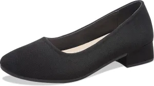 ALTOCIS Women’s Low Block Chunky Heels Pumps Ladies Elegant Closed Round Toe Pumps Shoes Low Platform Office Pumps Shoes