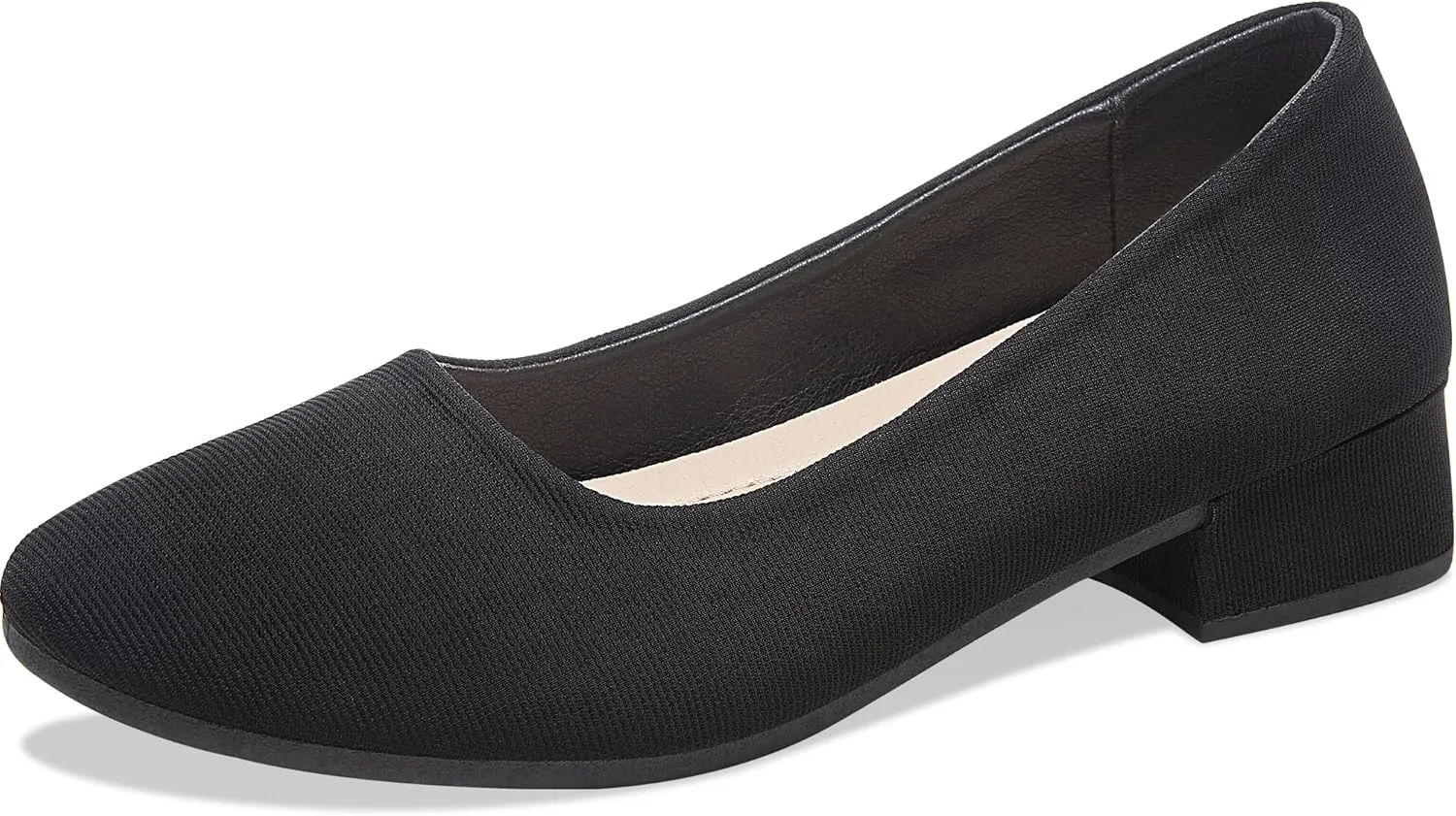 ALTOCIS Women’s Low Block Chunky Heels Pumps Ladies Elegant Closed Round Toe Pumps Shoes Low Platform Office Pumps Shoes