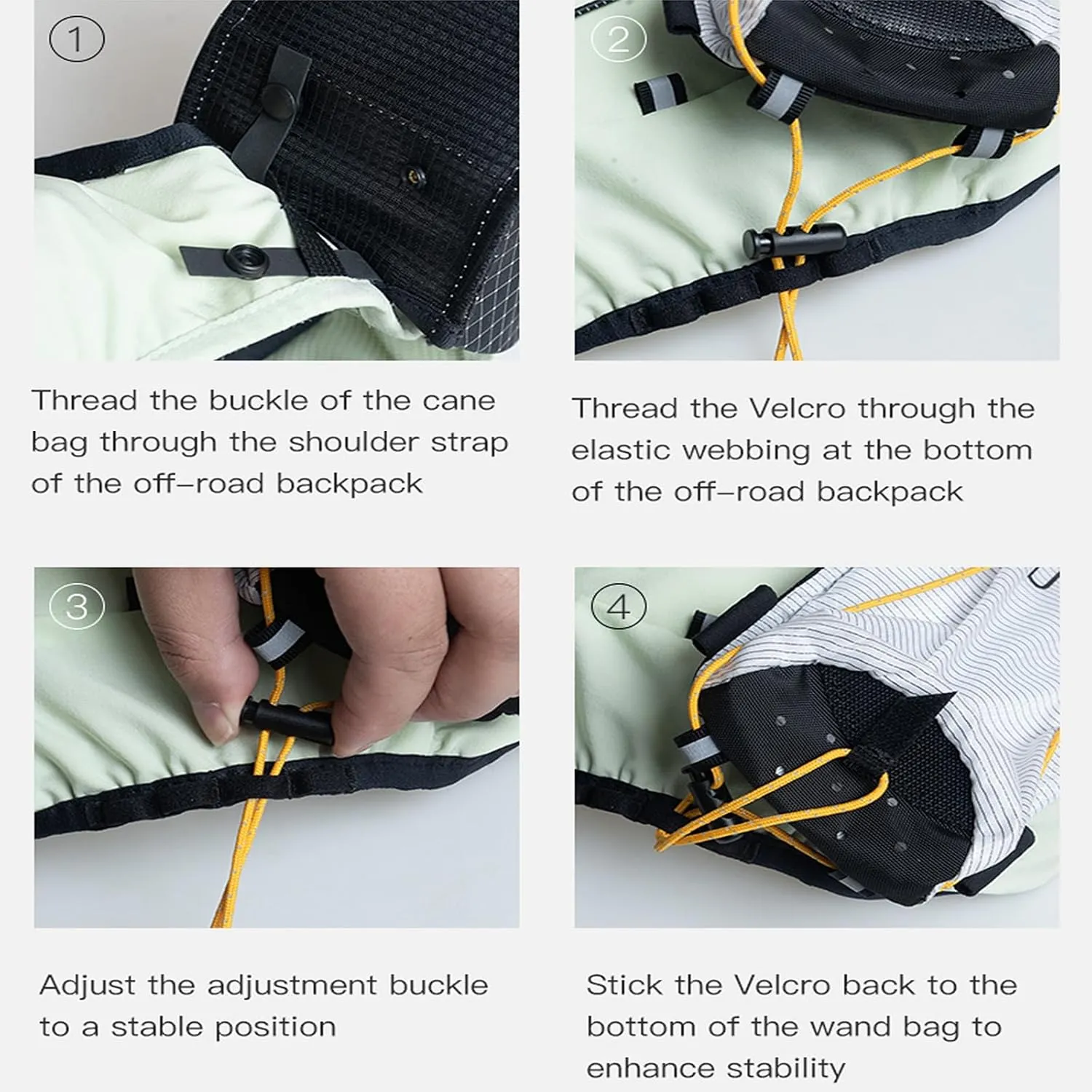AONIJIE Trekking Pole Pouch Waterproof Hiking Poles Storage Bag for Backpacks & Running Vests Lightweight