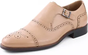 Asher Green AG1101 - Men's Dress Shoes, Formal Men's Shoes - Genuine Calf Leather Double Monk Strap