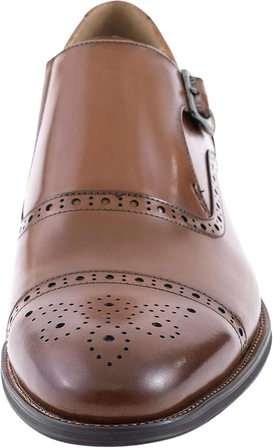 Asher Green AG1101 - Men's Dress Shoes, Formal Men's Shoes - Genuine Calf Leather Double Monk Strap