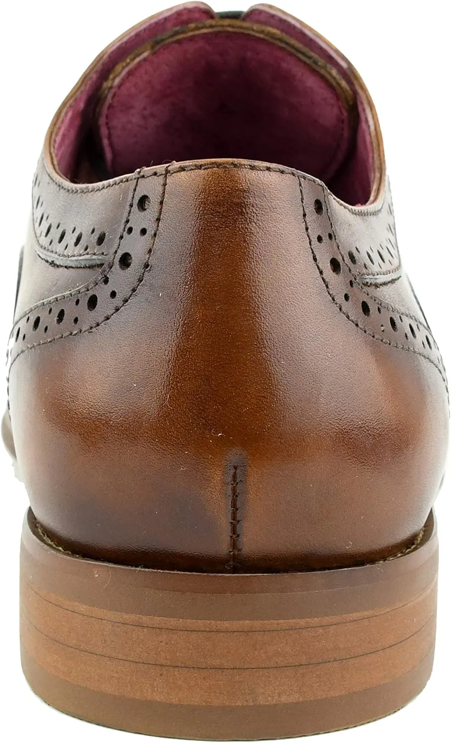 Asher Green AG114 Men's Genuine Leather Oxfords, Cap Toe, Lace Up, Brogue - Teal, Tan, Brown, Green, Grey