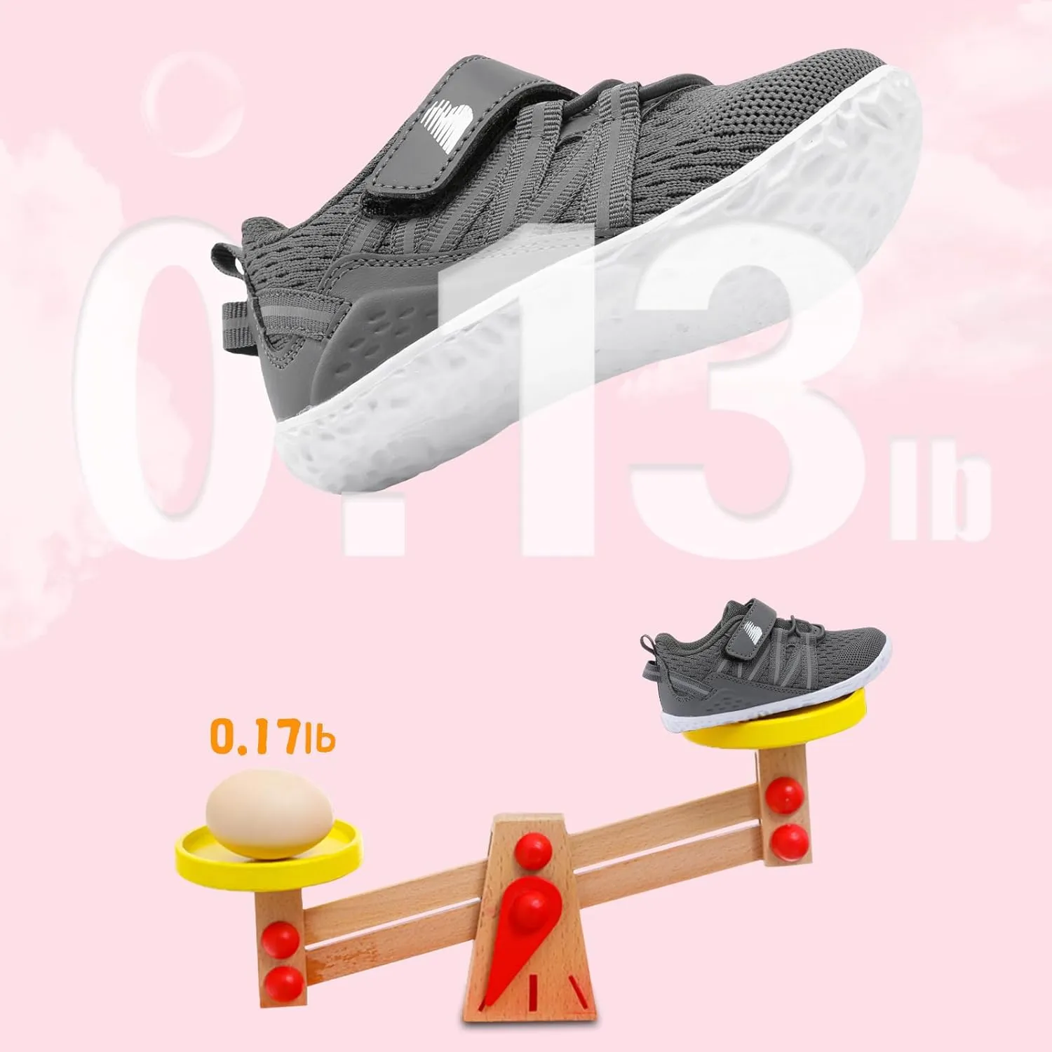 BARERUN Baby Sneakers Toddler Shoes Soft Anti-Slip Sole Newborn First Walkers Infant Toddler Breathable Athletic Running Shoes