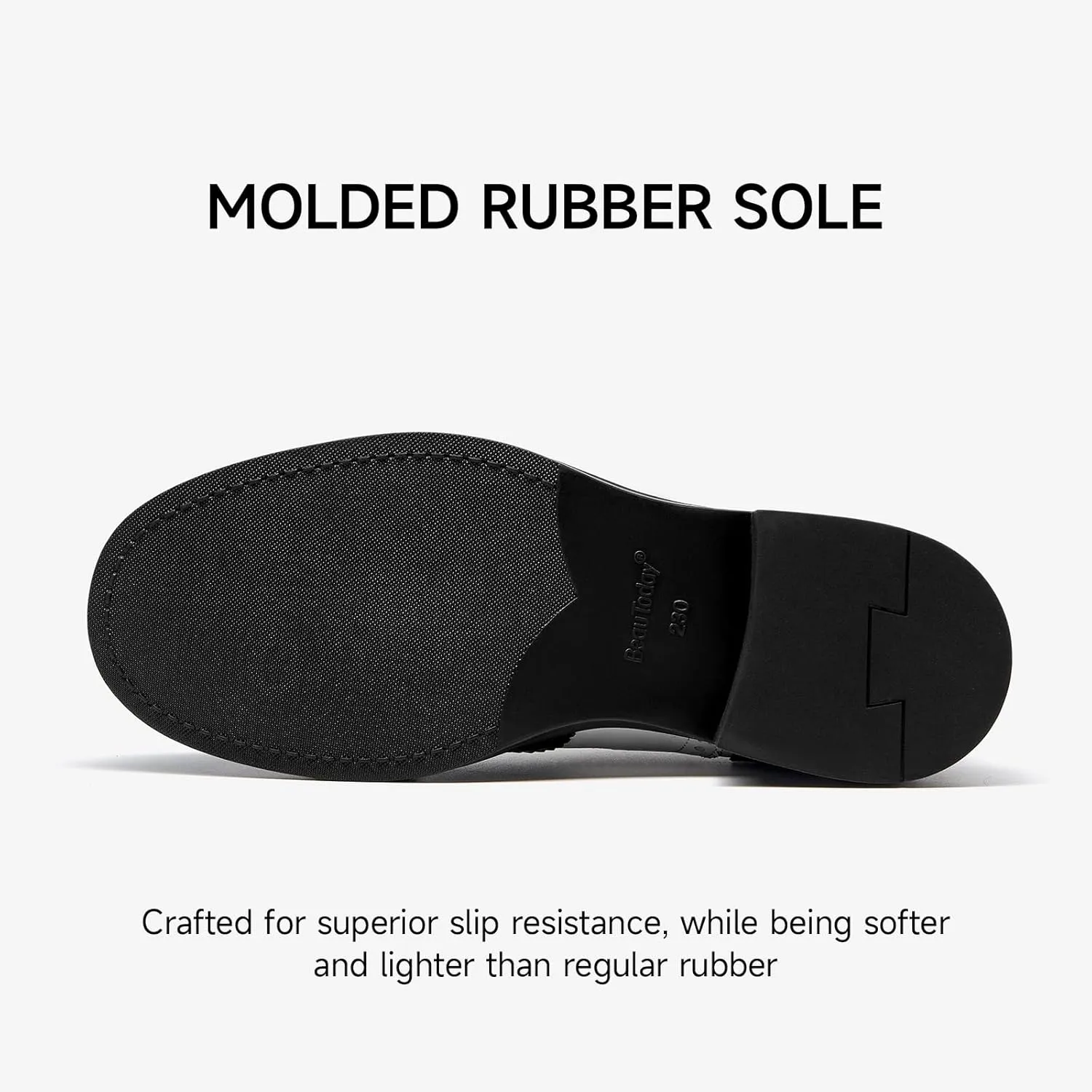 BEAU TODAY Women's Oxfords Dress Shoes, Leather Lace-Up Oxfords for Women, Comfortable Formal Cap Toe Business Casual Non Slip Office Driving Oxfords Shoes