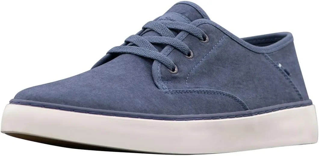 Ben Sherman Mens Camden Lace Up Sneakers Shoes Casual - Beige
