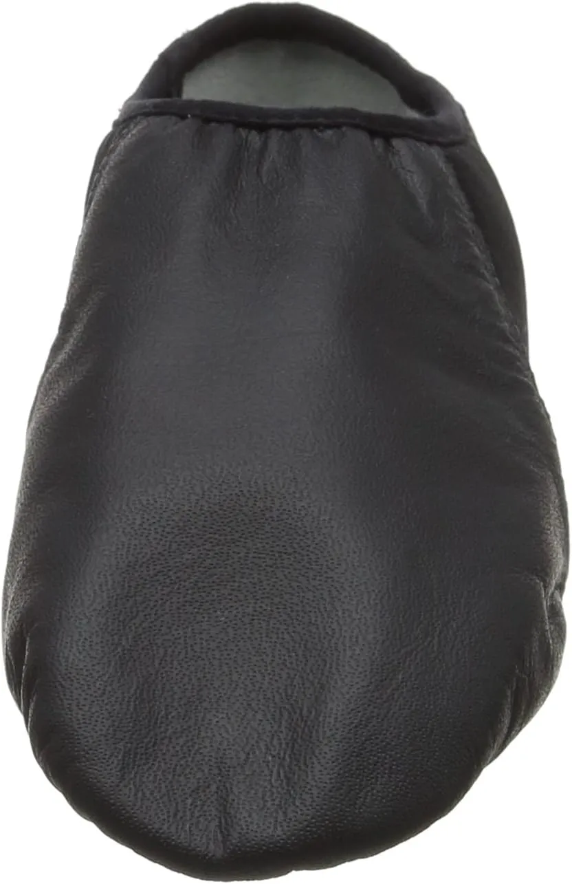 Bloch Women's Neo-Flex Slip-On Leather Jazz Shoes Neoprene Slip-On Split Sole with EVA Forefoot and Heel Pads, High Durability, Superior Fit, Flexibility, Step Dancing