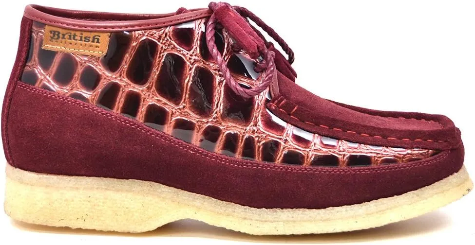 British Collection - Knicks Croc and Suede Men Slip on Shoes