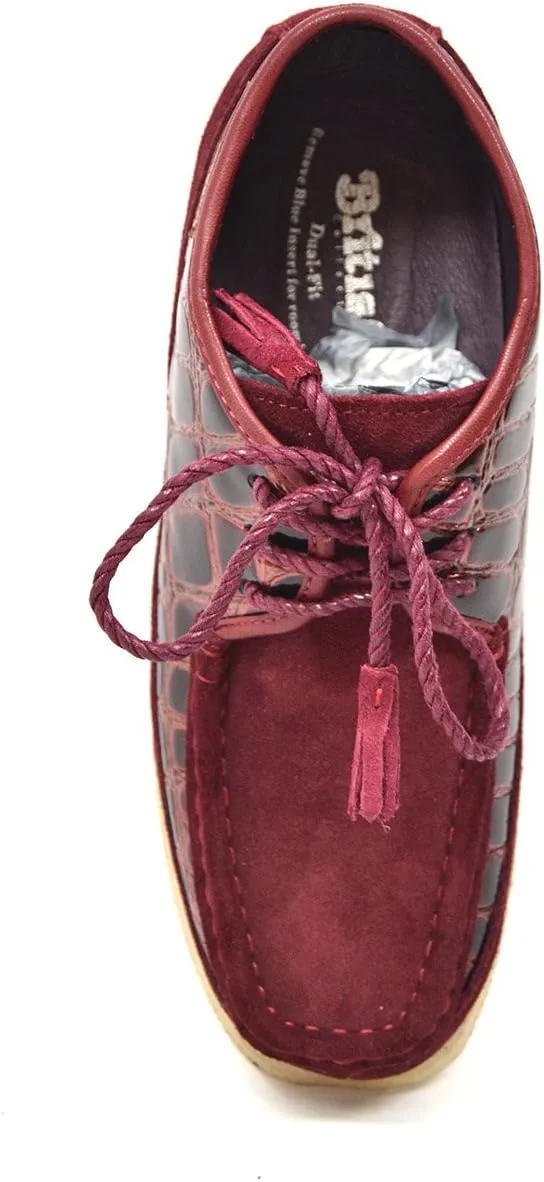 British Collection - Knicks Croc and Suede Men Slip on Shoes