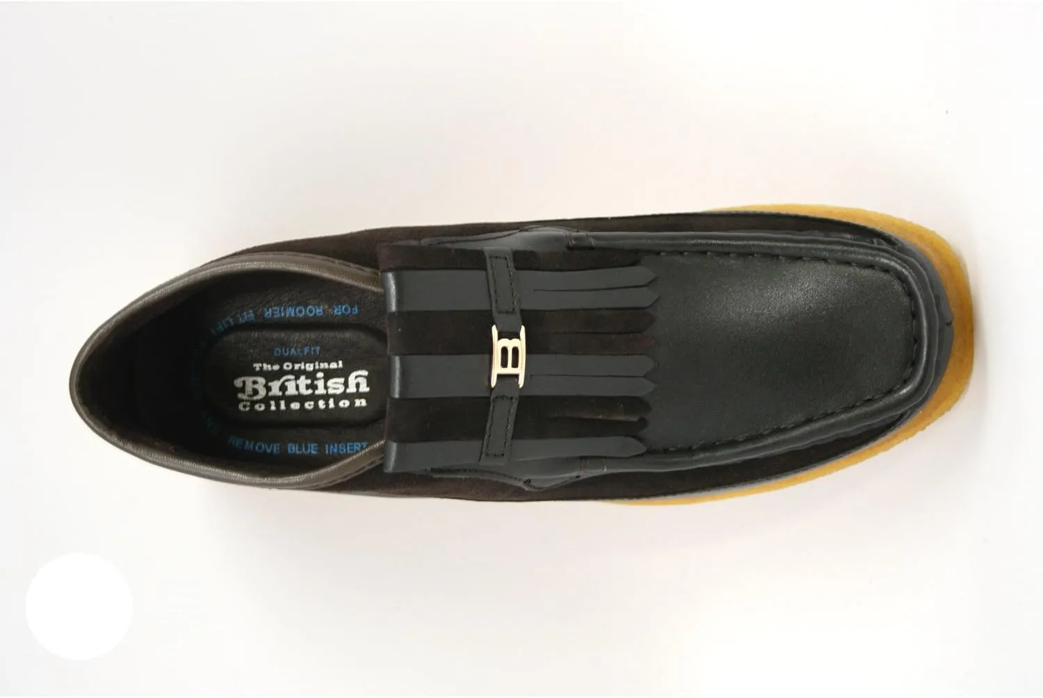 British Collection Men's Apollo Three Quarters Slip-On Leather Shoe
