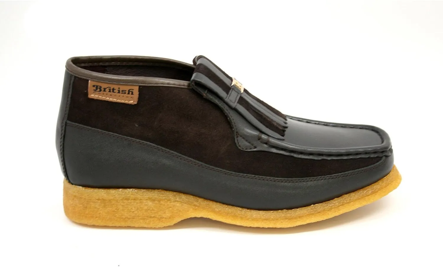 British Collection Men's Apollo Three Quarters Slip-On Leather Shoe
