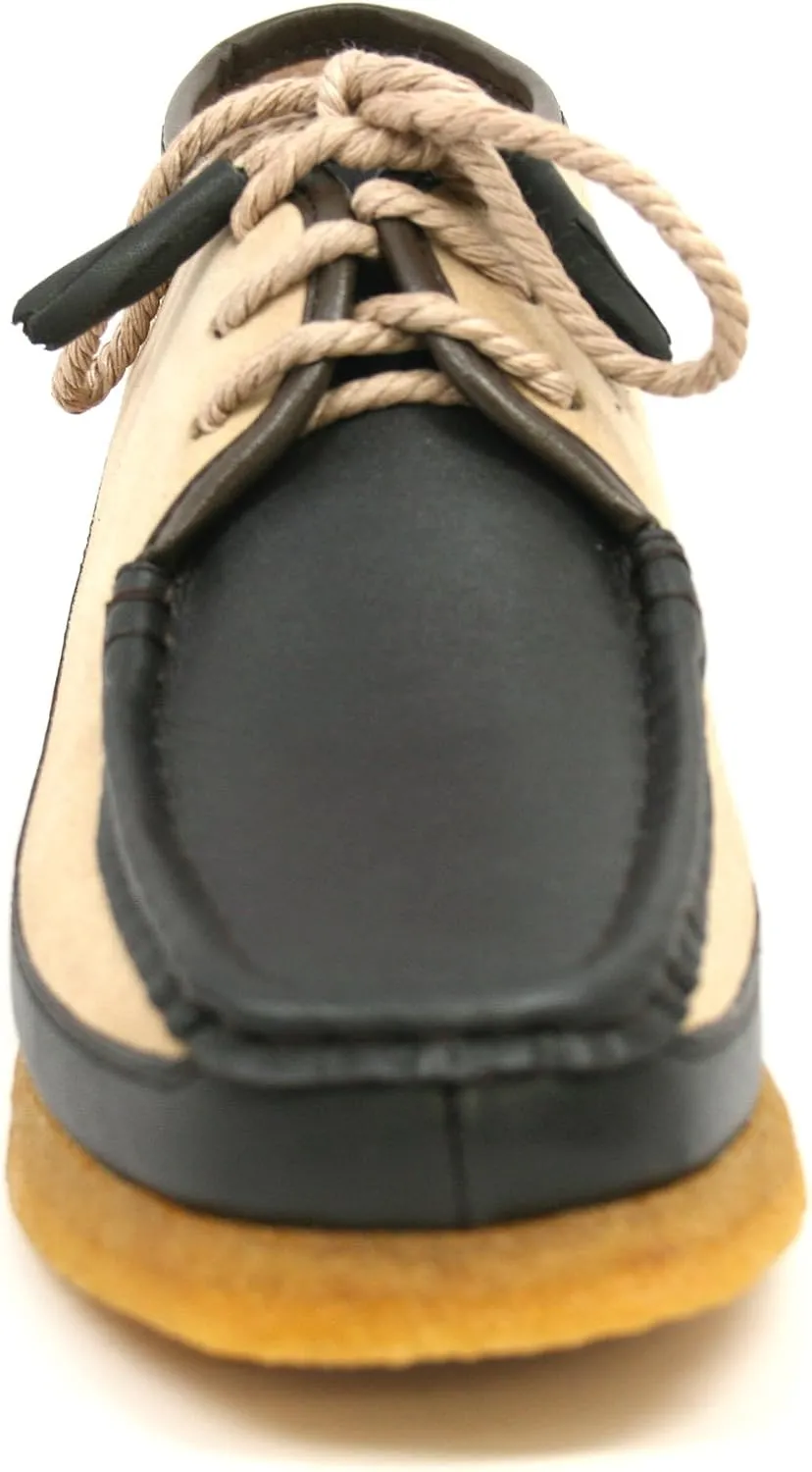 British Collection Men's Knicks Three Quarters Lace-up Leather Shoes