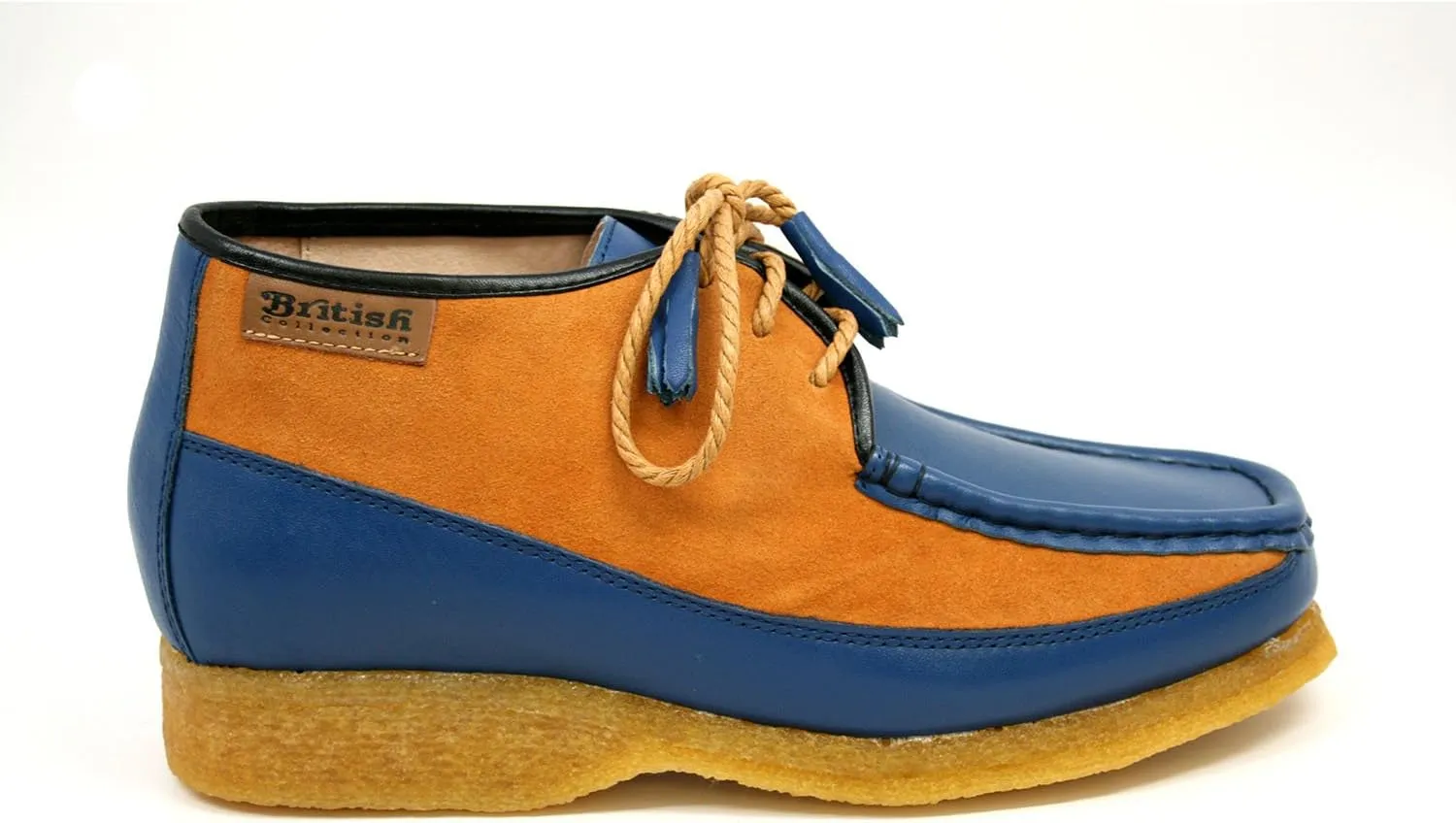 British Collection Men's Knicks Three Quarters Lace-up Leather Shoes
