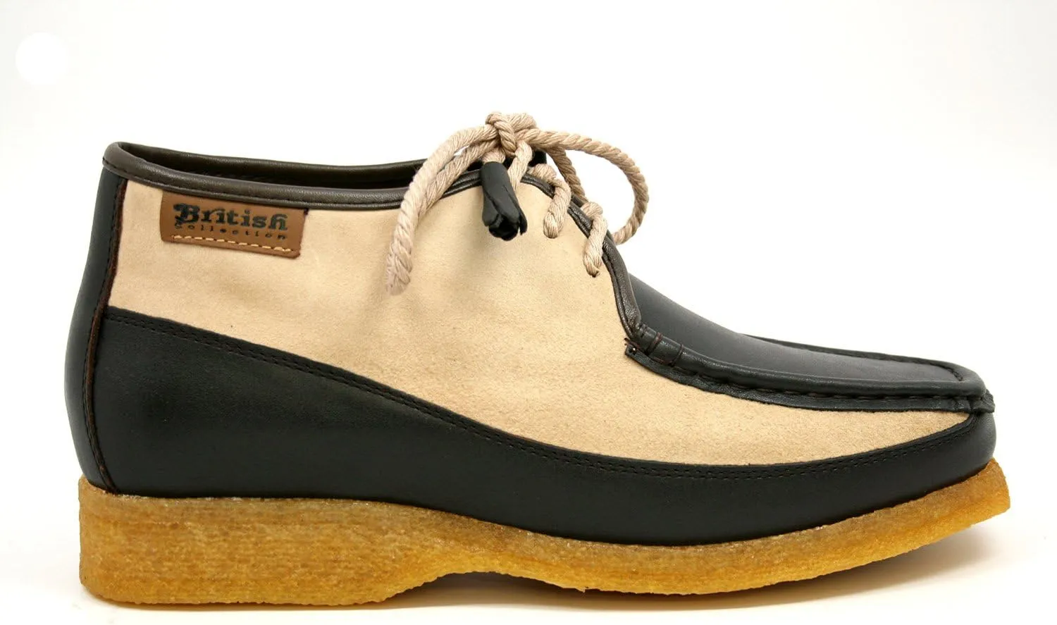 British Collection Men's Knicks Three Quarters Lace-up Leather Shoes