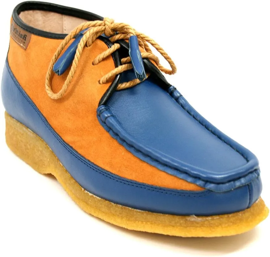 British Collection Men's Knicks Three Quarters Lace-up Leather Shoes