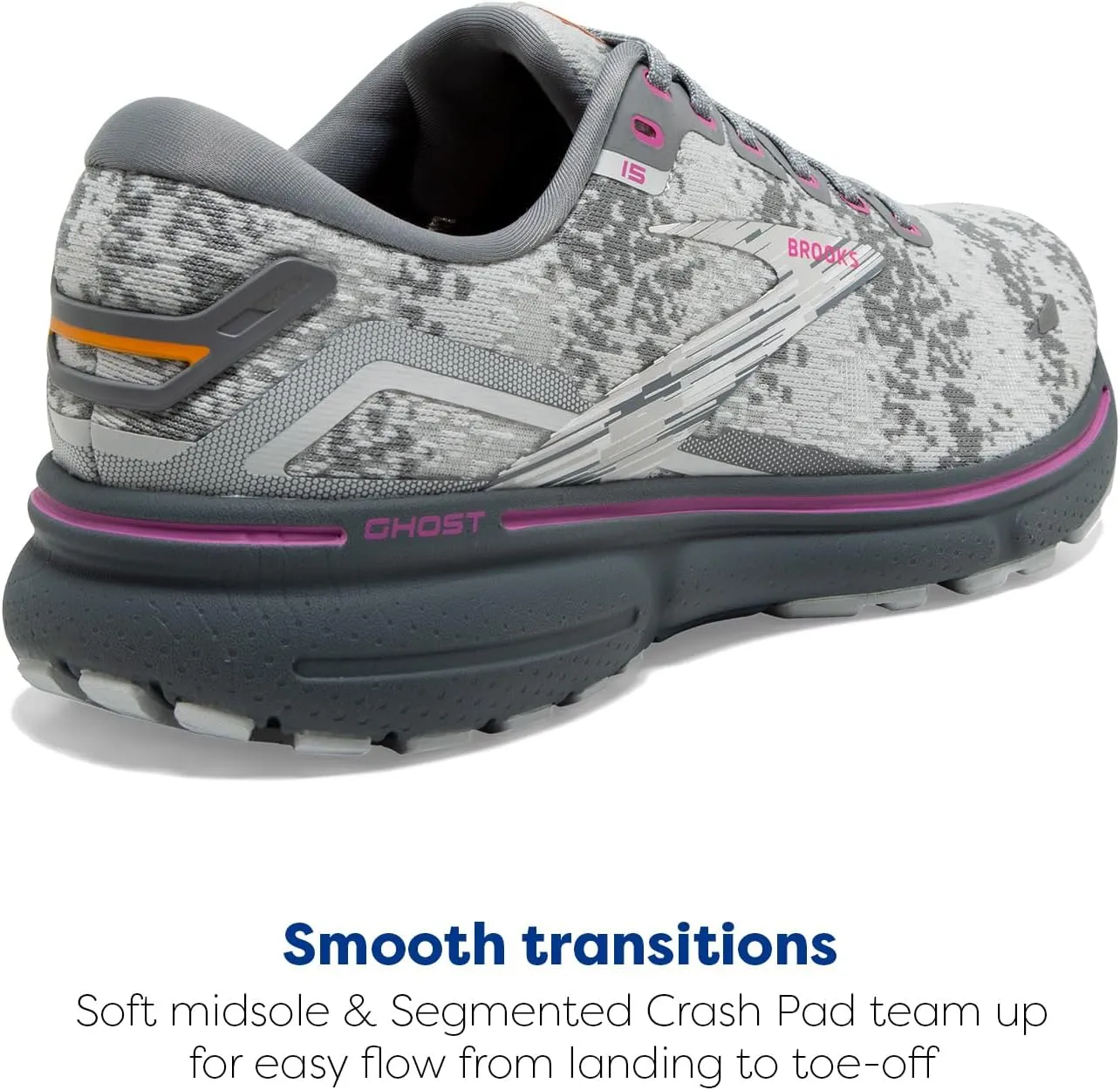Brooks Men's Ghost 15 Neutral Running Shoe