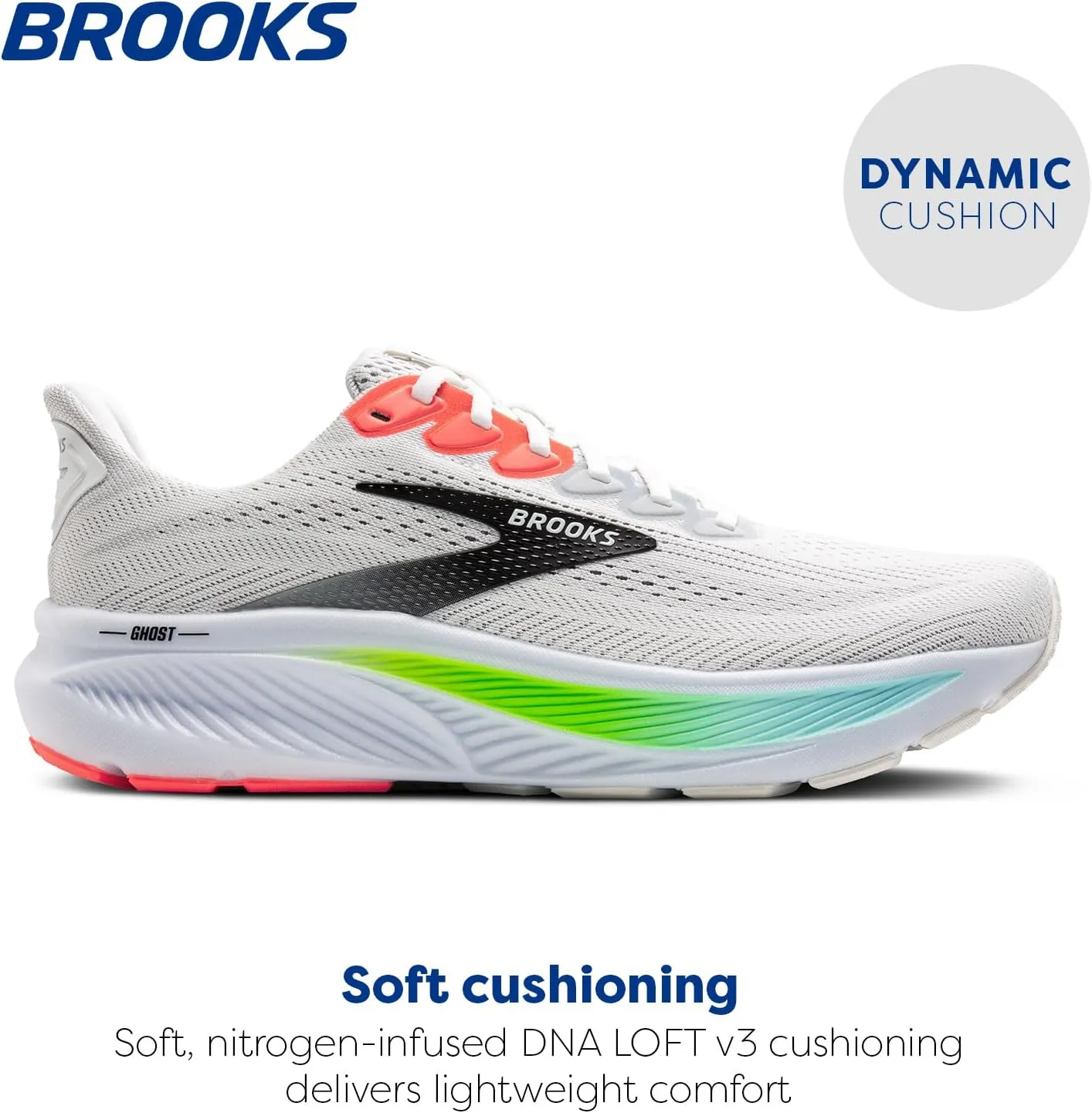 Brooks Men’s Ghost 17 Neutral Running Shoe