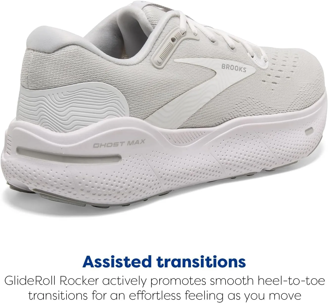 Brooks Men’s Ghost Max Cushion Neutral Running & Walking Shoe