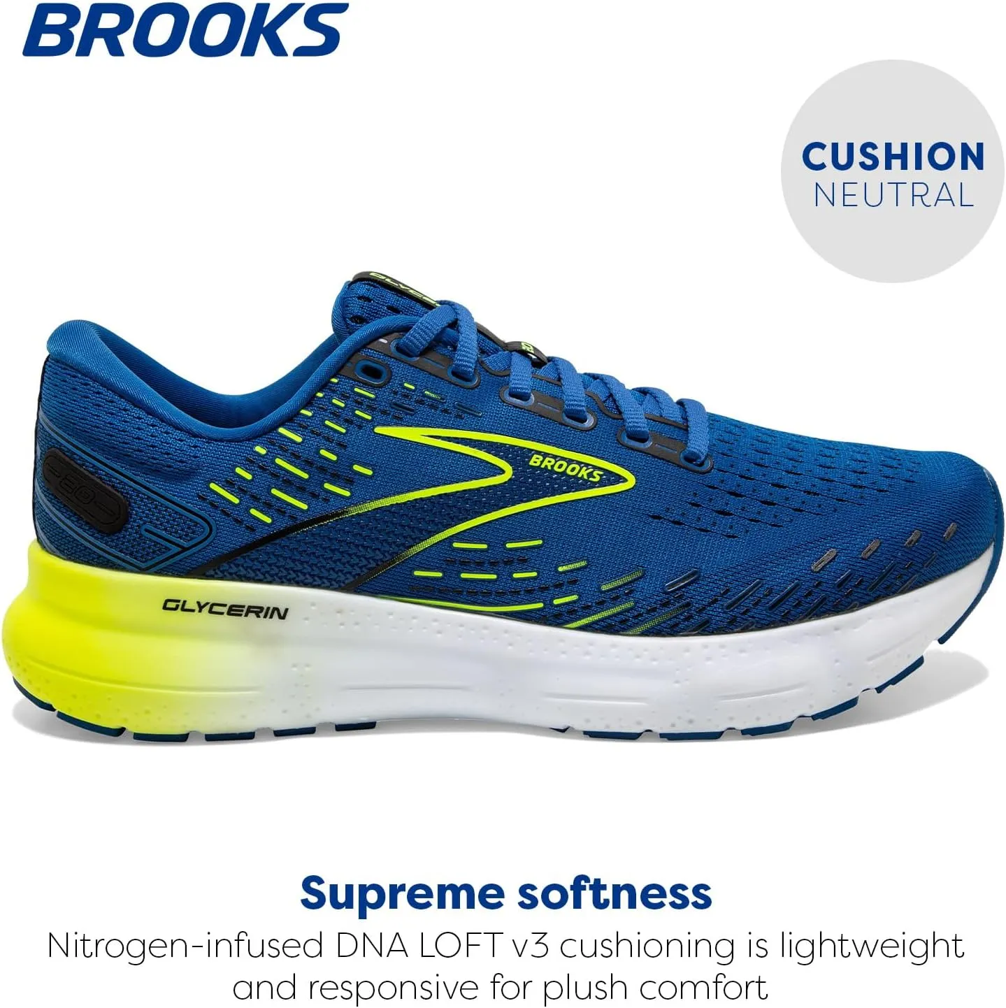 Brooks Men's Glycerin 20 Neutral Running Shoe