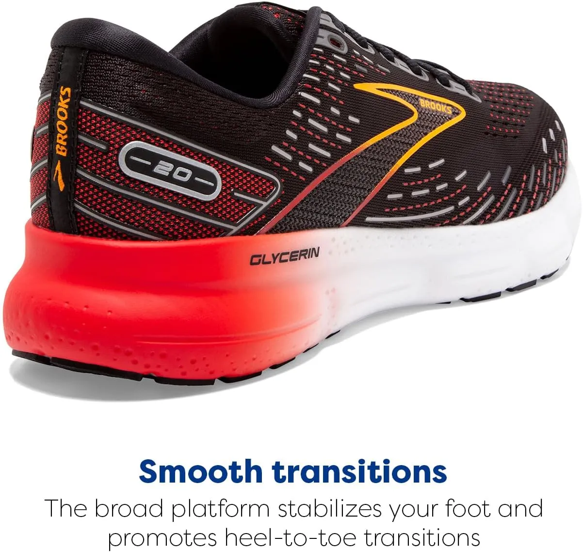 Brooks Men's Glycerin 20 Neutral Running Shoe