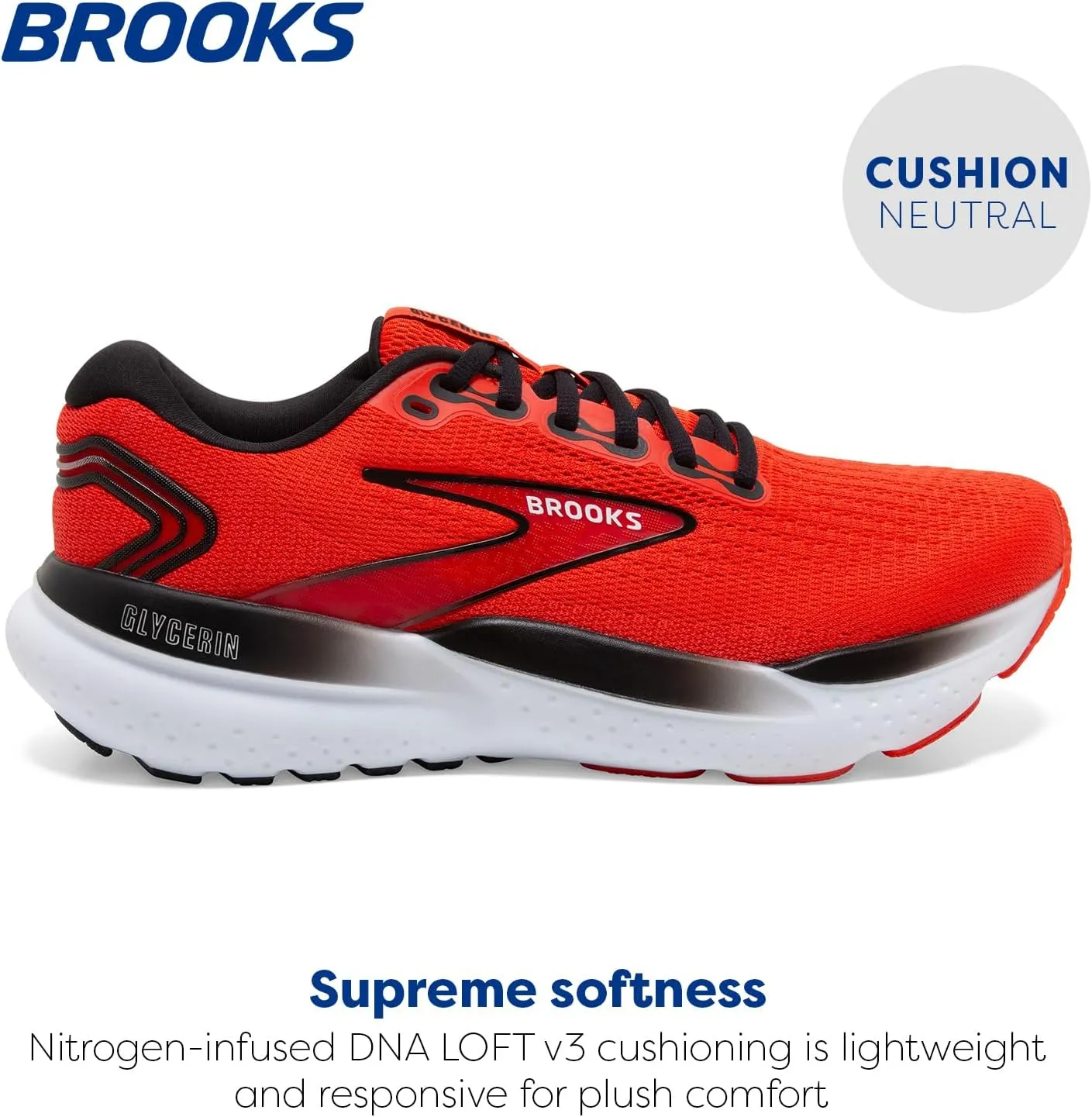 Brooks Men’s Glycerin 21 Neutral Running Shoe