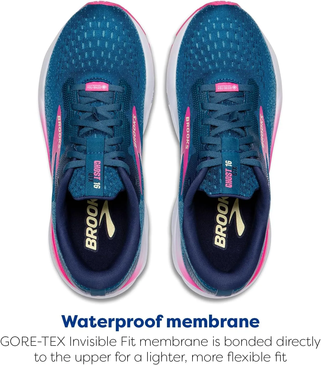 Brooks Women's Ghost 16 GTX Waterproof Neutral Running Shoe