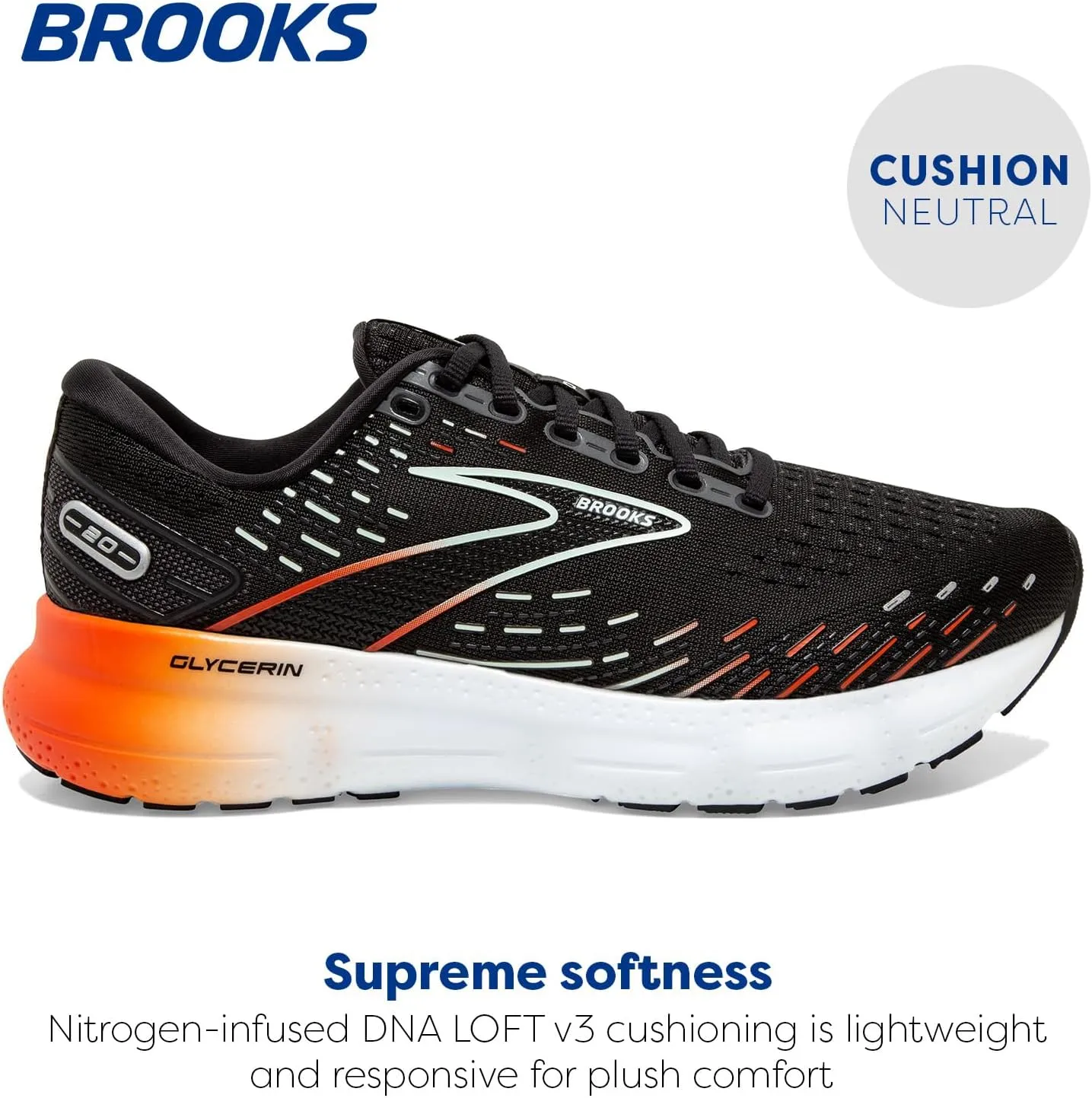 Brooks Women's Glycerin 20 Neutral Running Shoe