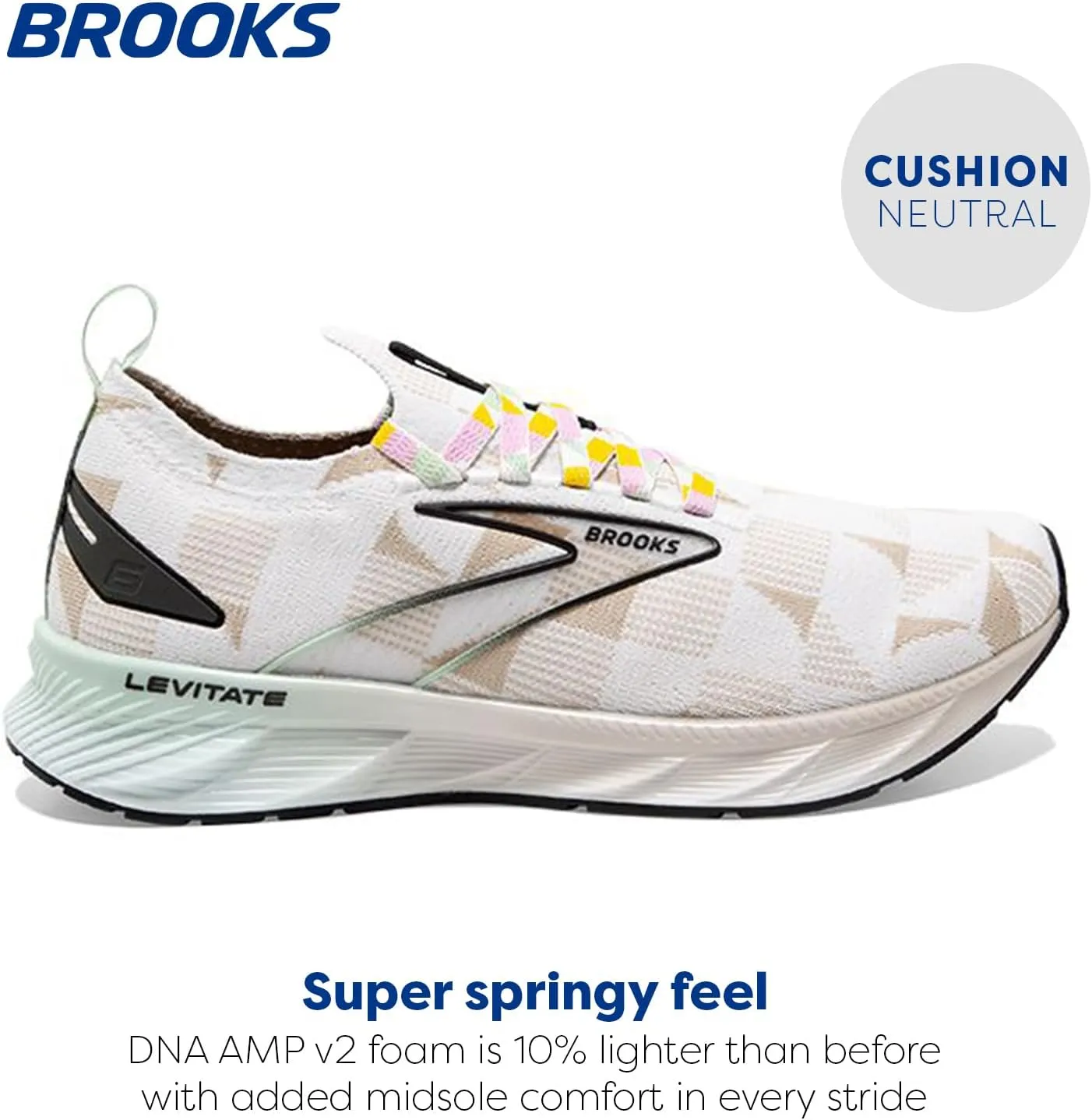 Brooks Women’s Levitate Stealthfit 6 Neutral Running Shoe