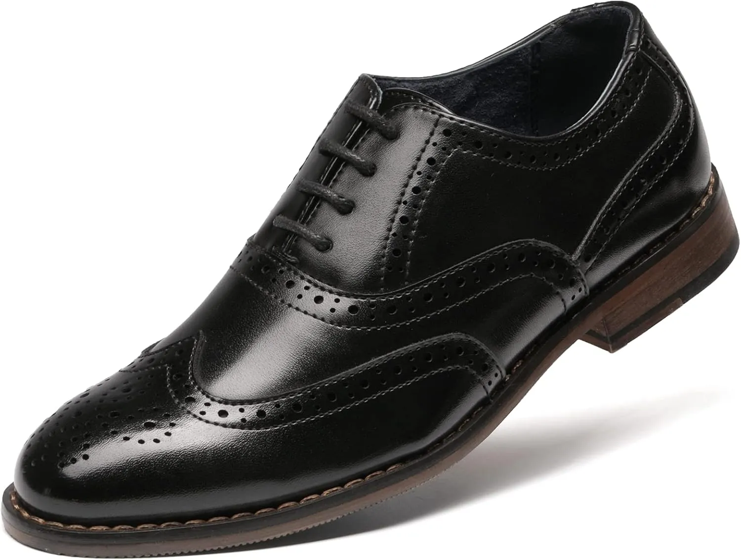 Bruno Marc Boy's Prince-K2 Classic Oxfords Wingtip Dress Shoes