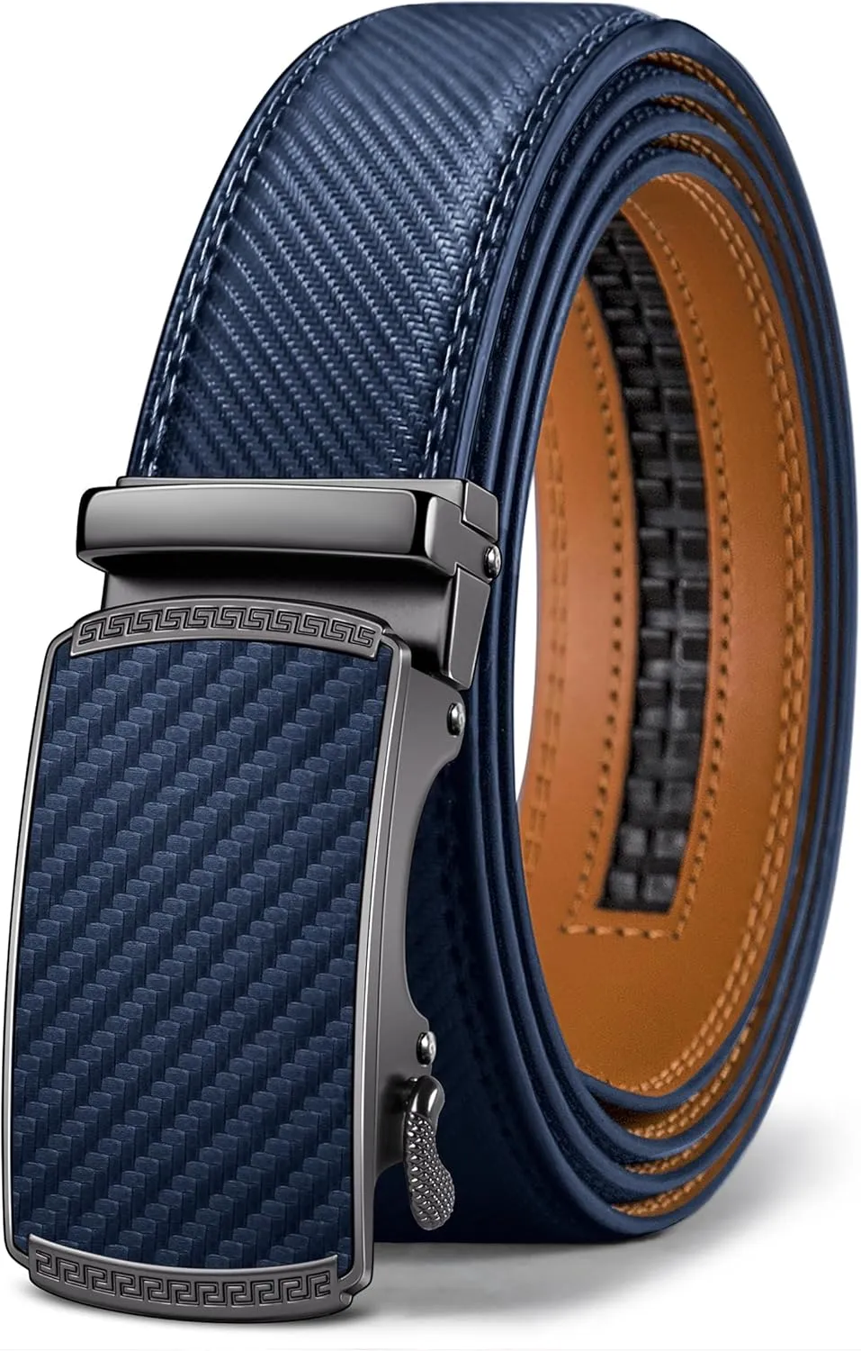 BULLIANT Men's Belt,Slide Ratchet Belt For Gift Men Dress Pant Shirt Oxfords,Trim To Fit
