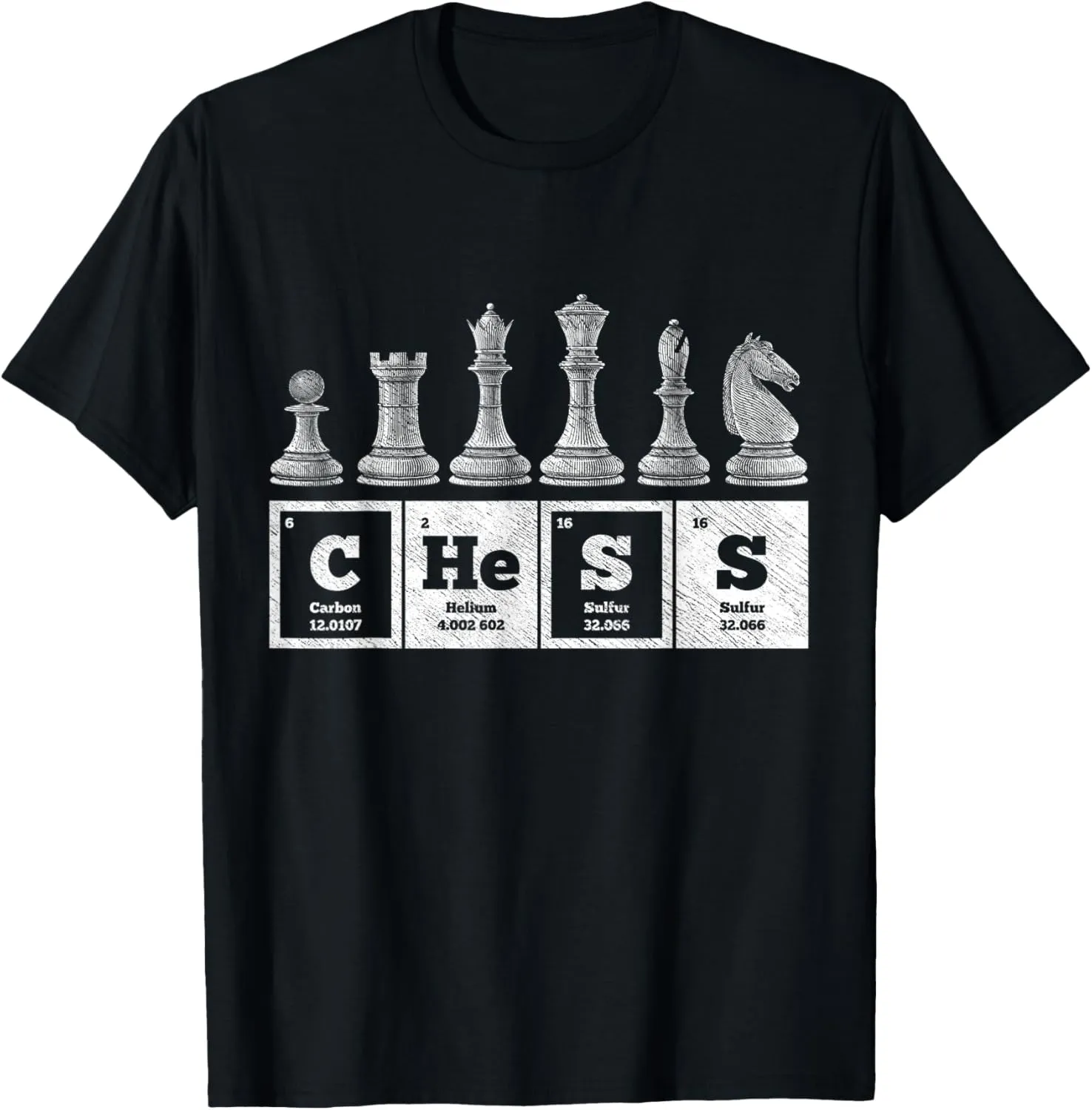Chess Player Chess Periodic Table T-Shirt