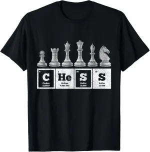 Chess Player Chess Periodic Table T-Shirt