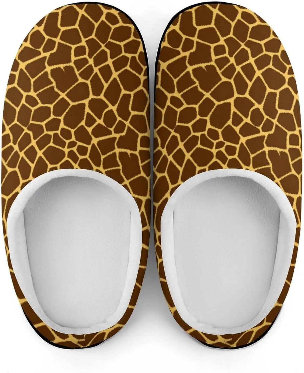 Christmas Slippers For Women Men Cotton House Slippers Hard Sole Comfy Clog Slippers Warm Slip-On Shoes Indoor Outdoor