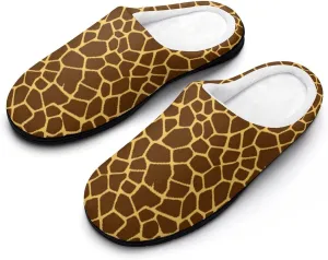 Christmas Slippers For Women Men Cotton House Slippers Hard Sole Comfy Clog Slippers Warm Slip-On Shoes Indoor Outdoor