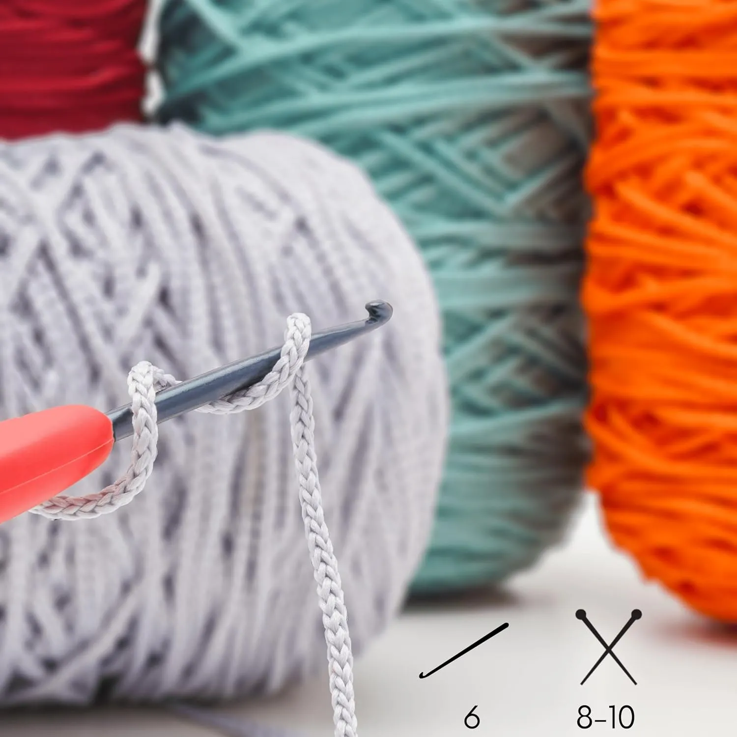 Clowex Polyester Soft Macrame Cord 2.5-3mm, 4 Skeins x 191 Yards x 1/9 inc Turkish Polyester Rope, Braided Macrame Yarn for DIY Crafts, Plant Hanger, Wall Hanging, Macrame Bag