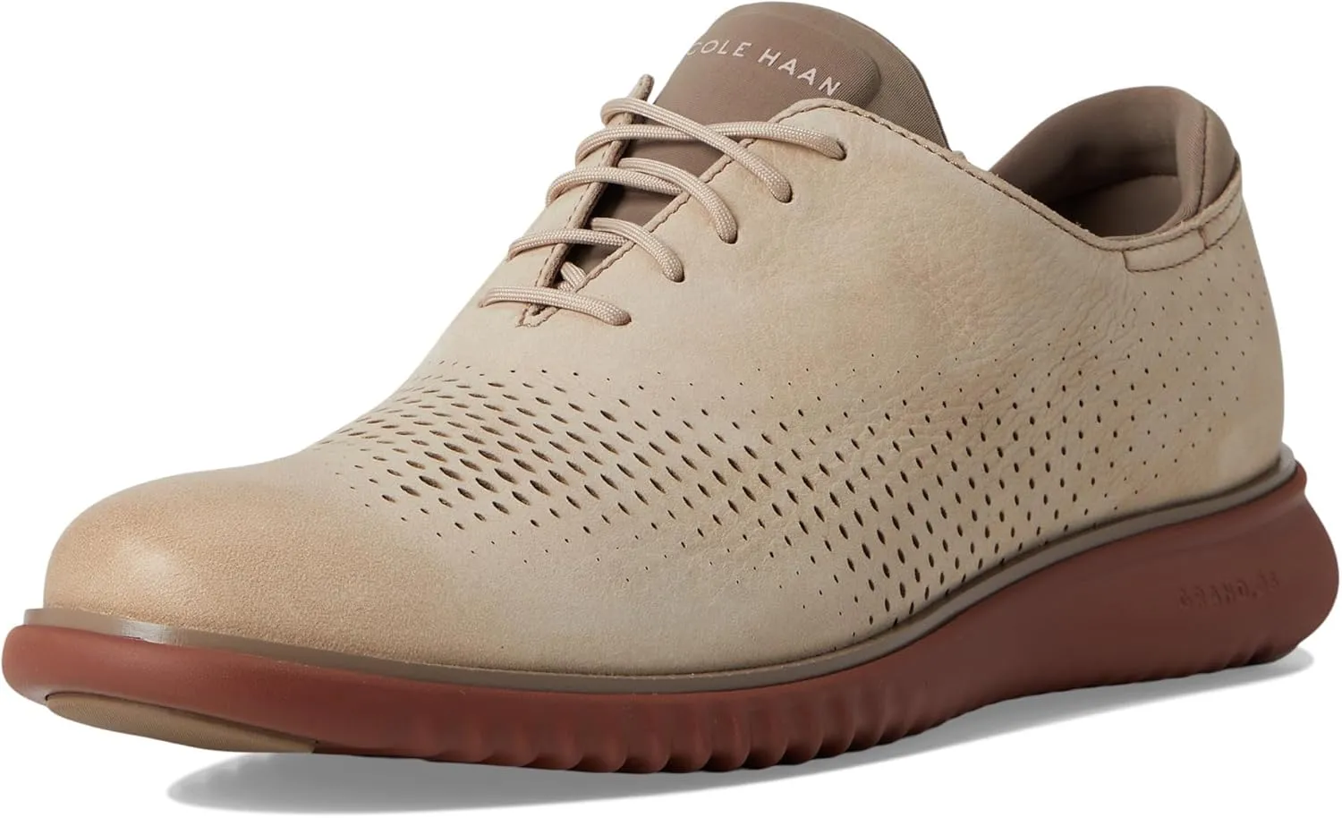 Cole Haan Men's 2.Zerogrand Laser Wingtip Oxfords Lined