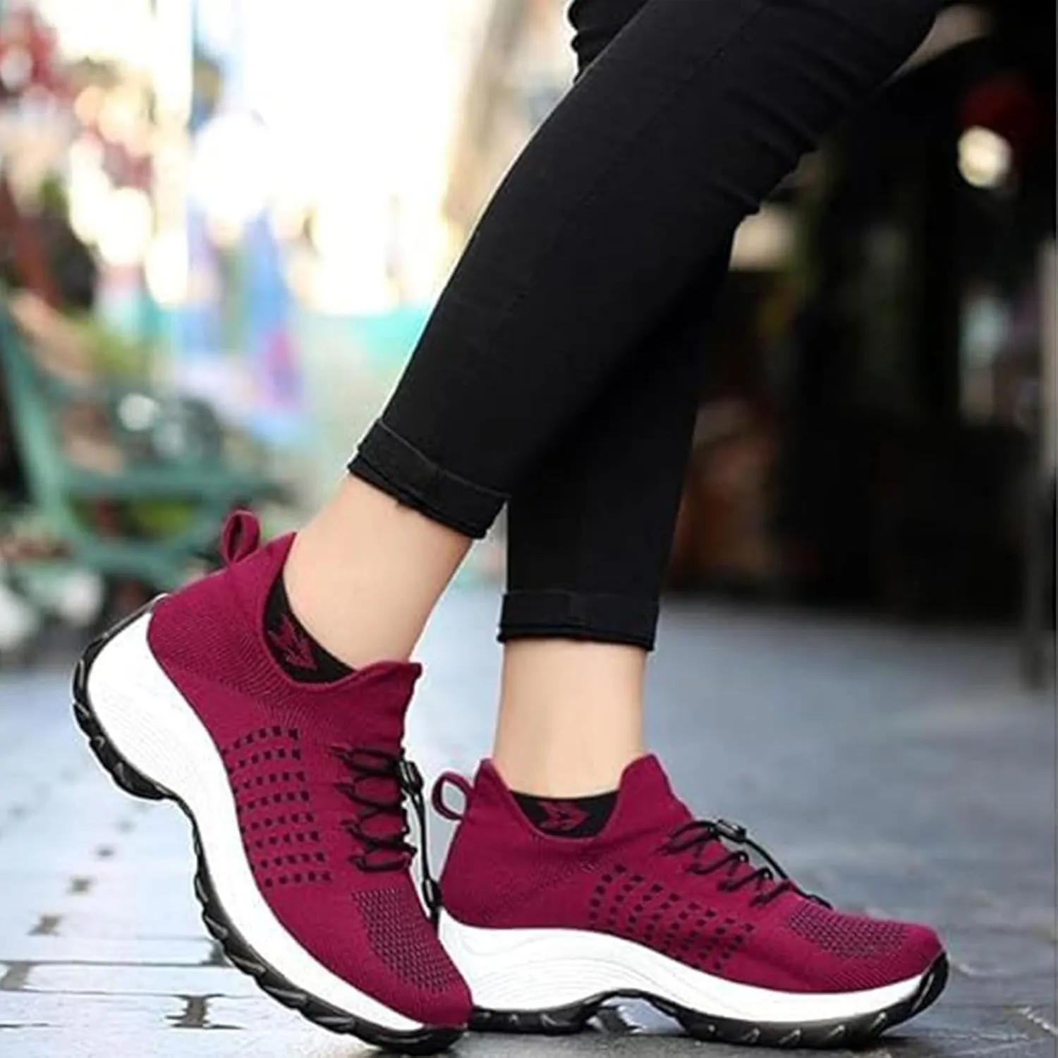 ComfortWear Ortho Stretch Cushion Shoes for Women with Plantar Fasciitis