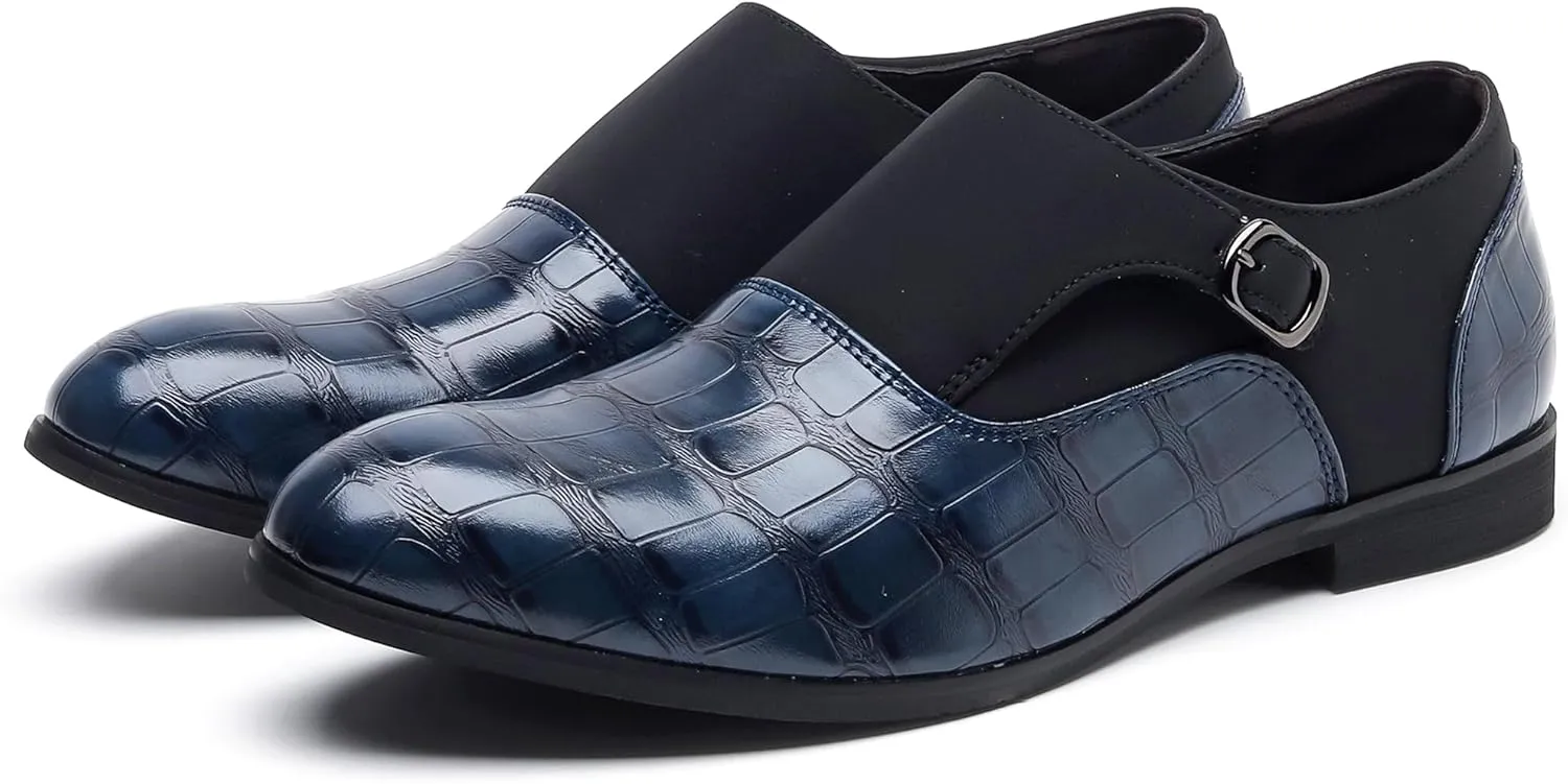 COSIDRAM Men's Dress Shoes Oxfords Slip on Classic Modern Formal Leather Shoes Casual Loafers