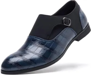 COSIDRAM Men's Dress Shoes Oxfords Slip on Classic Modern Formal Leather Shoes Casual Loafers