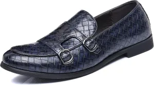COSIDRAM Men's Dress Shoes Oxfords Slip on Classic Modern Formal Leather Shoes Casual Loafers