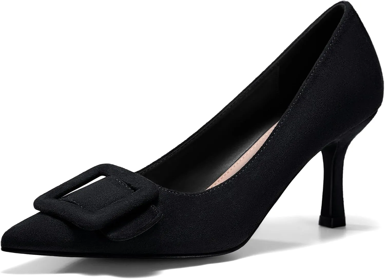 Coutgo Women's Closed Pointed Toe Pumps Stiletto High Heels Wedding Party Dress Shoes