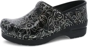 Dansko Women's Professional Metallic Rose Patent Slip-On Clogs 7.5-8 M US – Anti-Fatigue Rocker Sole and Arch Support for Comfort