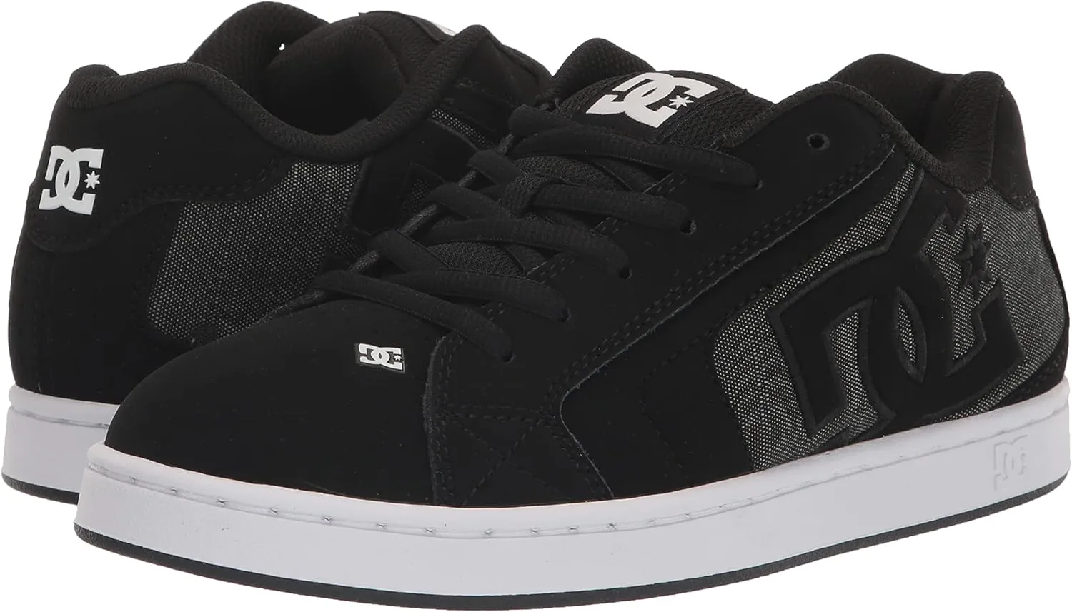 DC Men's Net Low Top Lace Up Casual Skate Shoe Sneaker