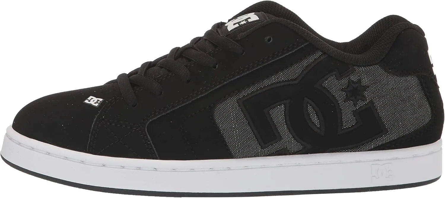 DC Men's Net Low Top Lace Up Casual Skate Shoe Sneaker