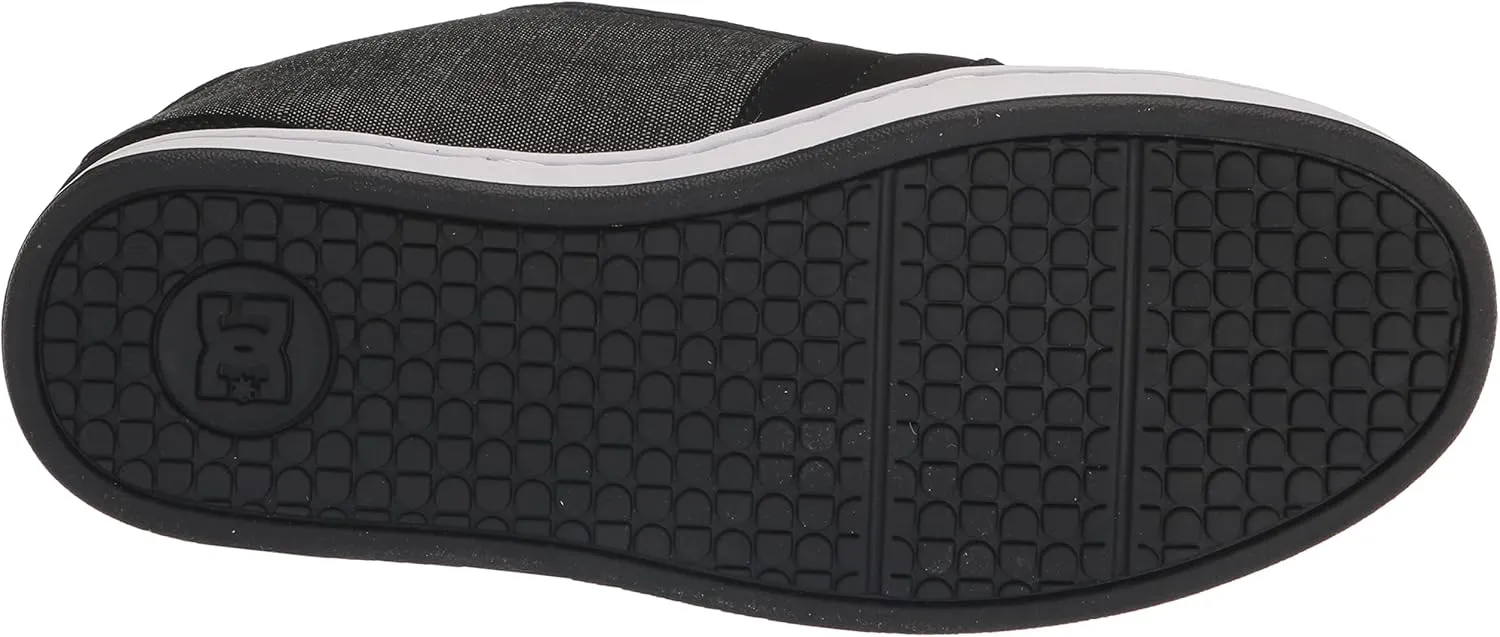 DC Men's Net Low Top Lace Up Casual Skate Shoe Sneaker